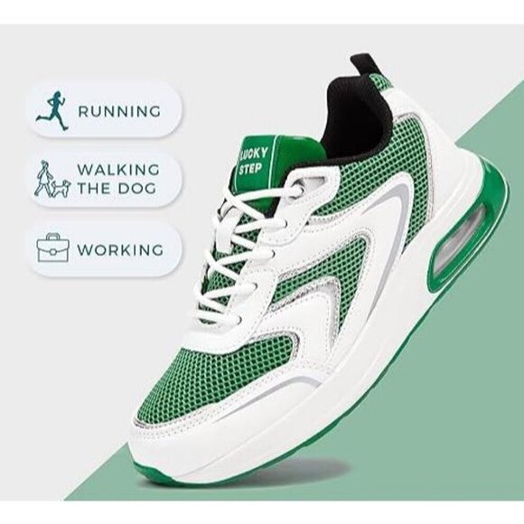 ⚡Women Air Cushion Sneaker Gym Jogging Casual Sparkly Arch Support Walking Shoes - Picture 5 of 5